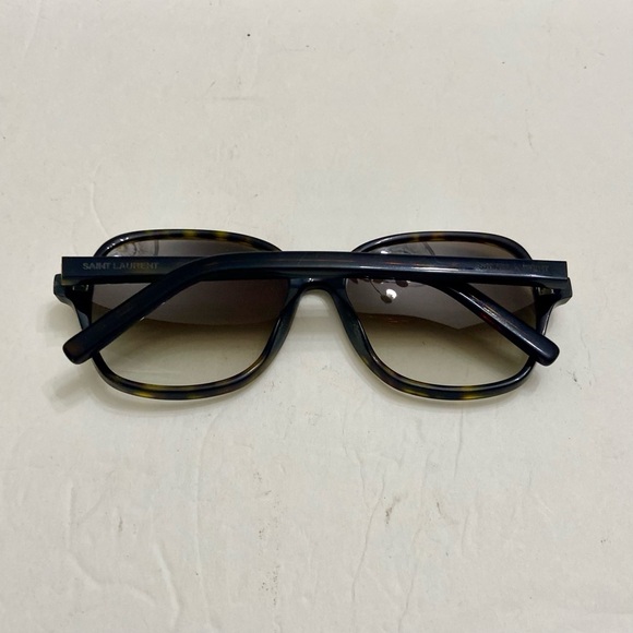 Saint Laurent, Italy Brown Tortoise Sunglasses 57#16 140 - Picture 14 of 14